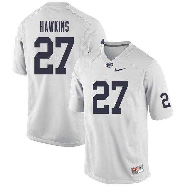 NCAA Nike Men's Penn State Nittany Lions Aeneas Hawkins #27 College Football Authentic White Stitched Jersey ZVZ1498OU